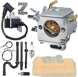 MS290 Carburetor with 0000 400 1300 Ignition Coil Replaces Stihl 1127 120 0650, 1127-120-0650 for Sthil 029, 039, MS290, MS390, MS310 Chainsaws