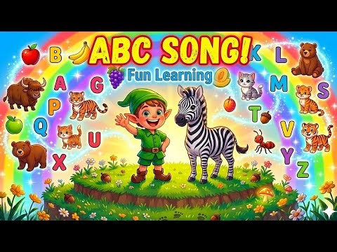 Learn ABC with Little Elf 🌈 A to Z Phonics Song for Toddlers