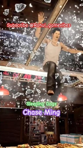 PARKOUR CHASE! 🤯 Wei Shen Hunts Down Ming in the Night Market | Sleeping Dogs #gaming #shorts