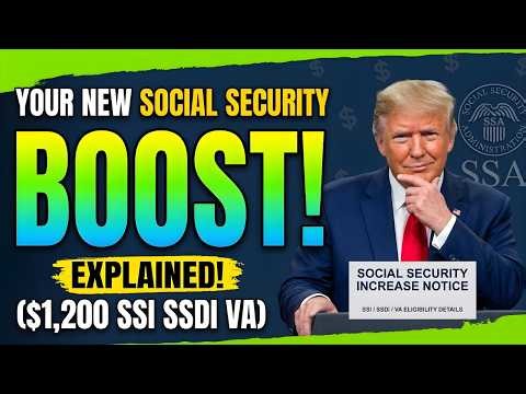 Social Security Update: How You Will Get $1,200 Boost EXPLAINED | SSA SSI SSDI