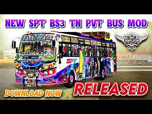 RELEASED💥NEW SPT BS3 PRIYA TN PVT BUS MOD|DOWNLOAD|BUSSID #rsgamingupdates#bussid#bus#mod#gaming#new