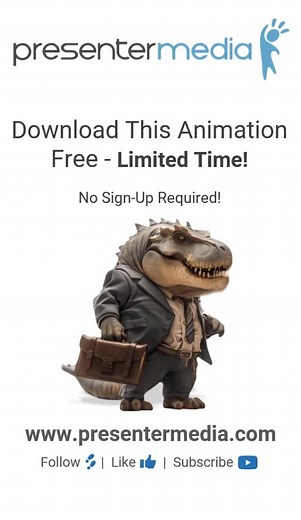 🔥 Fun Visual Story Moment – 𝐅𝐑𝐄𝐄 Download Sharing a light, attention-grabbing visual you can use in lessons or presentations. This Business Dino stands completely still with a briefcase… and then suddenly unleashes a big roar. It’s a simple, funny metaphor for speaking up, breaking the silence, or making a bold statement in a slide. You can download it 𝐅𝐑𝐄𝐄 here: https://www.presentermedia.com/powerpoint-animation/business-dinosaur-pid-34506 If you were adding a message to go with that 
