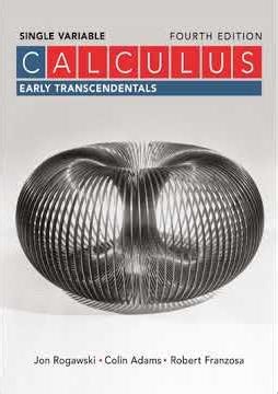 TEST BANK For Single Variable Calculus Early Transcendentals 4th Edition By Jon Rogawski