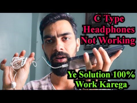 Type C Headphones Not Working on Mobile | Simple Fix | USB C Earphones Problem Solved
