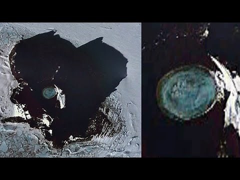 40 Meter Disk Found In Antarctica, Google Earth Map! UFO Sighting News.