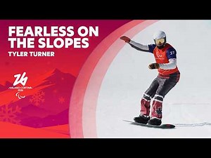 Flying Down the Slopes ❄️🏂 | Tyler Turner Para Snowboarding Feature