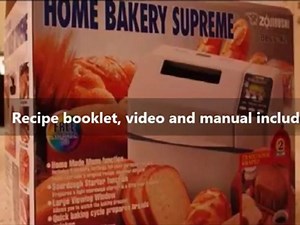 Zojirushi BBCCX20 Bread Machine Review - video Dailymotion