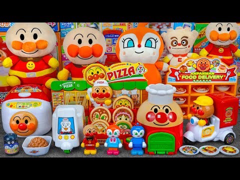 93 Minutes Satisfying with Unboxing Cute Anpanman Delivery Home Pizza Shop Playset 🍕 ASMR