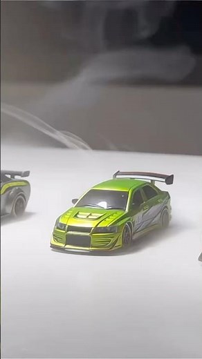 Micro Drift Battle: Smoky Evo vs. Muscle Car! 💨🔰