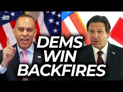 The Exact Moment Hakeem Jeffries Regretted Threatening Ron DeSantis
