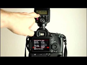 Canon EOS 60D Tutorial Video 3 Part 2 - Flash Menu - External Speedlite