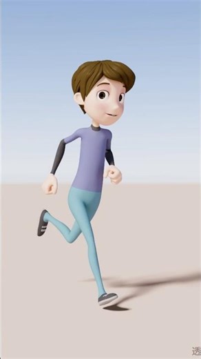 Maya开心走路动画参考 #animation #Maya#runcycle