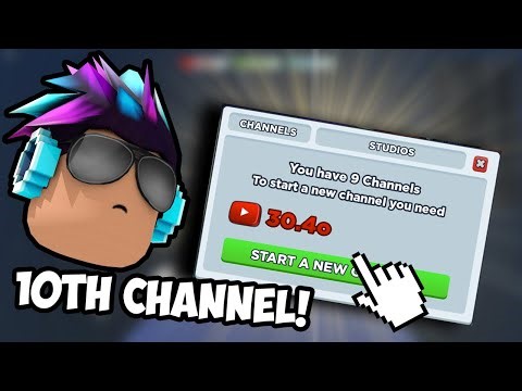 Getting the 10th channel in Youtube Life! (Roblox)