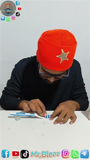 Toothbrush Trick for Needle Threading? #truth #realorfake #viral #shorts #feed #fyp #diy #lifestyle