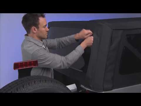 Rear Window Removal-Rear window and windshield removal on 2017 Jeep Wrangler