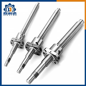 [Hot Item] Precision C3 C5 C7 Ground Rolled Roller Right and Left Hand Thread Big/Miniature Steel Linear Motion Shaft Lead Ball Screw (4mm-100mm) with Nut for CNC Machine