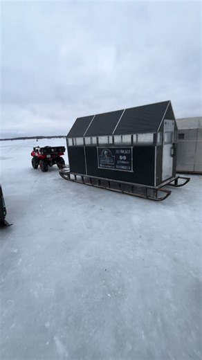 We lost our shore Hut sign in the wind!! It will have blown somewhere over by Keswick! Lol If anybody finds it we would love to get it back! Cheers everybody! | Fishsimcoe Hardwater Outfitters