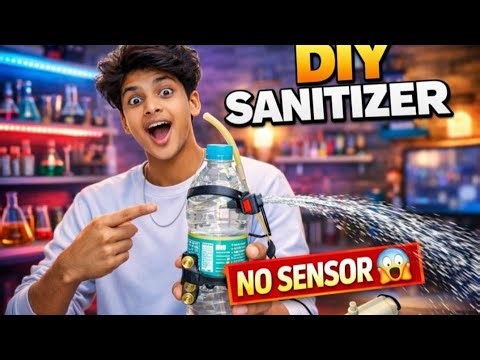 👉 “How To Make No Sensor Hand Sanitizer Dispenser😲| Bina Koi Sensor Ke Hand Sanitizer Dispenser|#iti