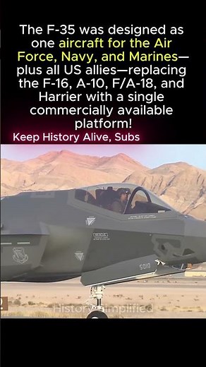 F-35 Was ONE Plane For Air Force, Navy, AND Marines. The Joint Strike Fighter Gambit.