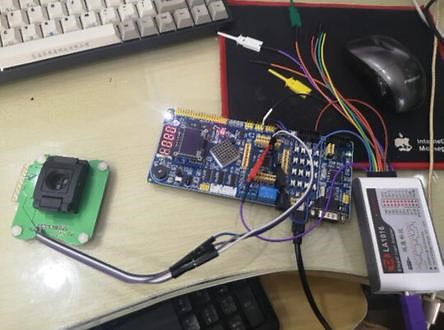 用AVR做了个I2C地址扫描器，图上扫描出苹果6代逻辑码片地址，源代码放上。