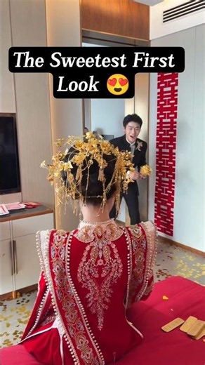The Groom Couldn't Stop Looking At His Bride ❤️ #shorts