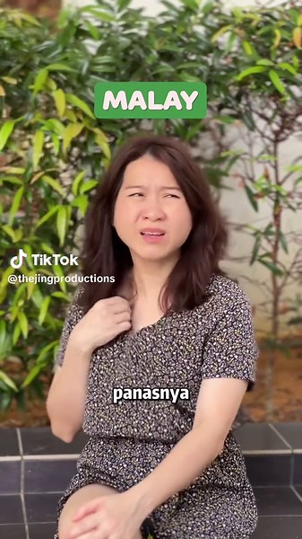 5 Languages to say - so hot 5 种语言来说 - 好热 so hot panasnya hen re hou yit ah juak lo #DifferentLanguage #LanguageLearning #Multilingual #LanguageChallenge #SpeakMultipleLanguages #English #Malay #Mandarin #Cantonese #Hokkien 第六种的，你学废了吗？ The 6th one, you learnt?