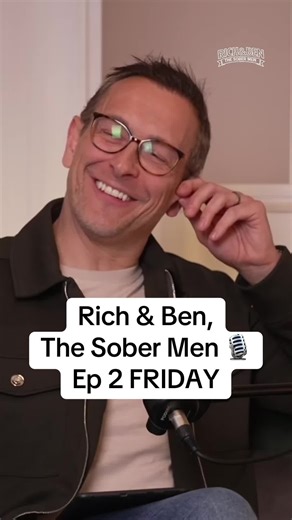 The podcasting Westlife! Rich & Ben are back THIS Friday & flying without wings. 💥 Episode 2, more laughs, denial & early sobriety. Hop on board 🎙️ Link in bio 🔗 #sober #alcoholfree #richandben #happiness #podcast