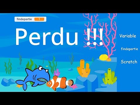 Créer une variable fin de partie dans un jeu Scratch
