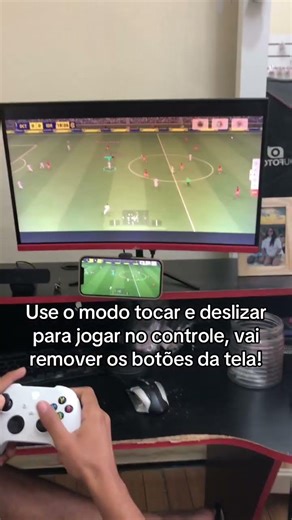 Use tap-and-off mode when using a controller in #efootball