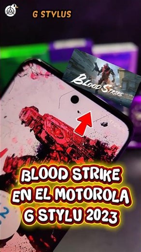 Motorola G Stylus 2023 ❤️Gaming test ❎BLOOD STRIKE HD 12FPS