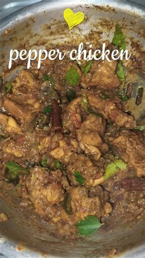 pepper chicken 😆 | #chicken #recipe #shorts #easy #simple #chickenrecipe #intamil #pepperchicken