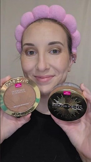 Physicians Formula Bronze Booster Blurring Balm in Warm Sand & PF Pressed Bronzer in Solar Bronze