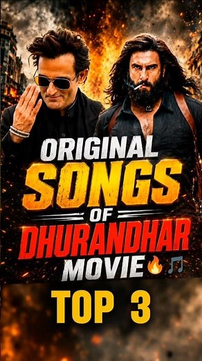 Top 3 Original Songs Of Dhurandhar Movie 🔥 | Powerful Bollywood Vibes 🎶 | #dhurandhar #songs #viral