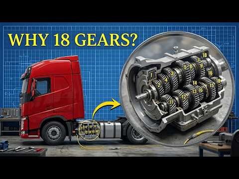 Why Semi Trucks Actually Need 18 Gears (Its Not For Speed)