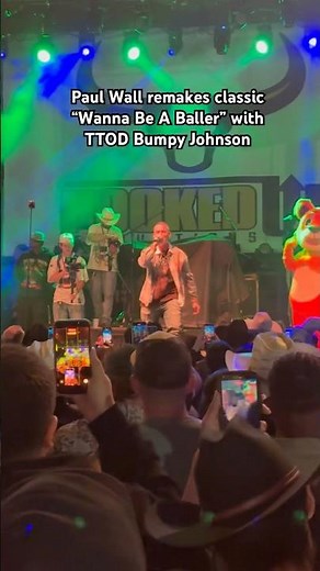 Paul Wall debuts “Wanna Be A Baller” classic remake at Sold Out Rodeo Festival - TTOD Bumpy Johnson