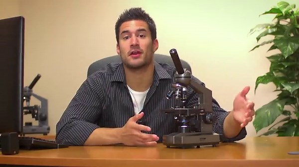 Carson Intermediate 100x-1000x Biological Microscope with Mechanical Stage (MS-100)