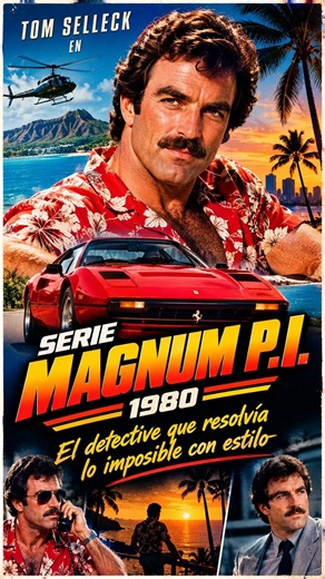 🚘 MAGNUM P.I.: El detective que resolvía lo imposible con estilo 😎🚗 | Tom Selleck