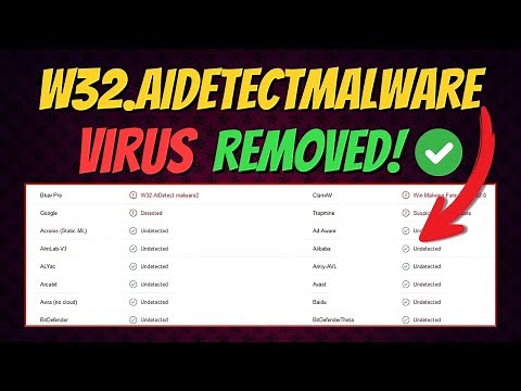 How to Remove W32.AIDetectMalware Virus