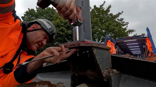 On site steel column repair