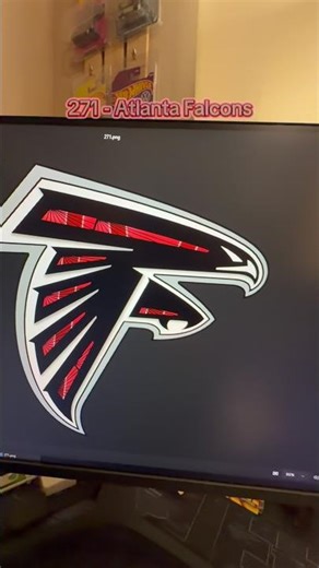 Atlanta Falcons Sticker Design