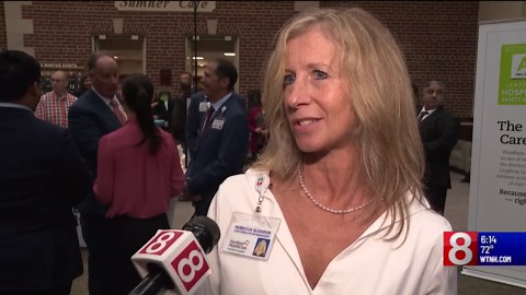 Inside the new nursing simulation lab at Eastern Connecticut State University