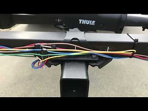 Adding tail lights on hitch bike rack