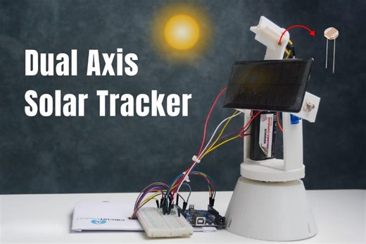 Maximize Solar Power: Dual-Axis Arduino Tracker Guide