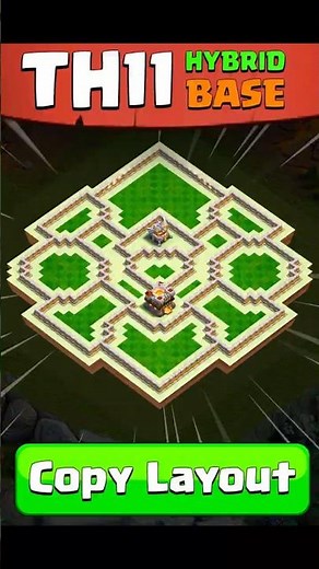 The ULTIMATE Town Hall 11 Hybrid Base | War & Trophy Push