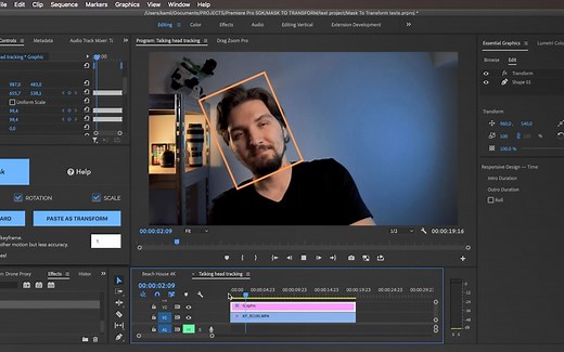 Auto Motion Tracker For Objects自动运动跟踪Premiere Pro插件 中文演示视频