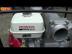 WT 40X Honda - Краткий обзор мотопомпы для грязной воды