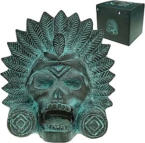 “OW” Aztec Death Whistle - Produces Loud Human-like Screams at high Decibels, 126+ Decibels Loud,Self Defense Whistle, Great Gift Idea (Ancient Bronze)