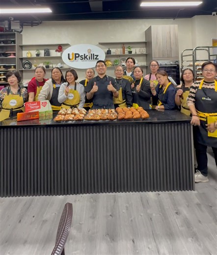 “We’re officially UpSkilled, Thank you UpSkillz!” ———-Hand Laminated Croissant Students Batch 4🥐🥐🥐🥐 | UpSkillz