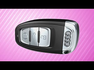 How to replace the battery of the Audi Q5 key remote control.