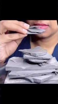 Wet Black Slate Bar Eating 🤤🤤🤤🤤